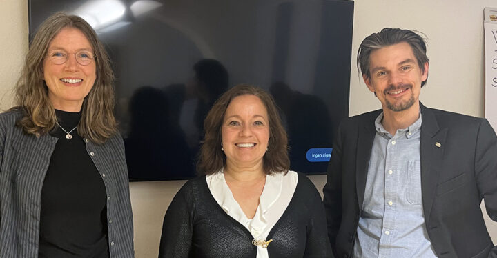 Karin Åmossa, Shirin Ahlbäck och Sverker Lundin. Foto: SUA