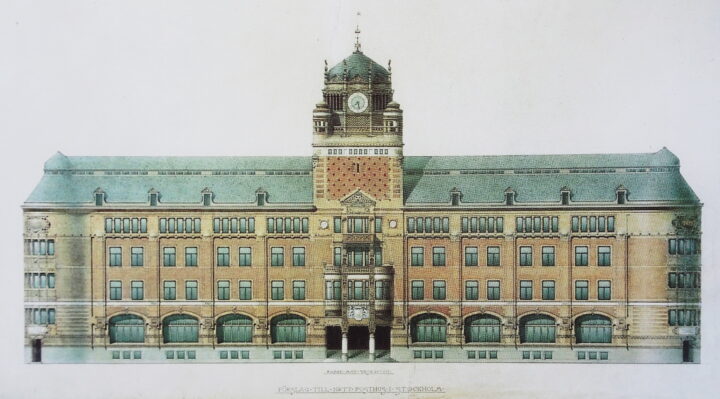 Centralposthuset_Bobergs_presentationsritning_1897